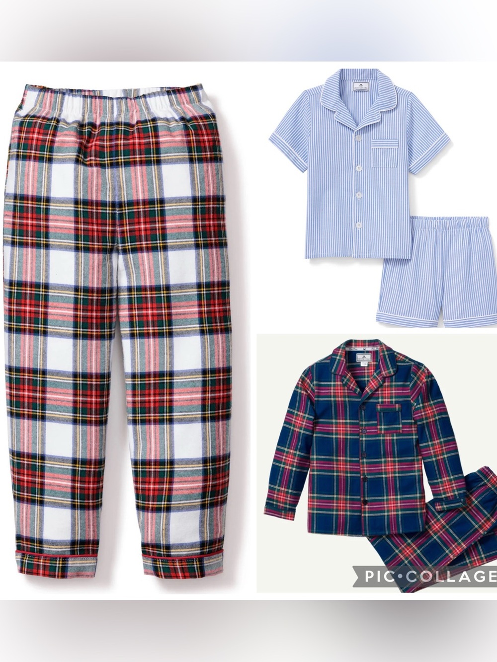 Petite Plume pajama lot size 12